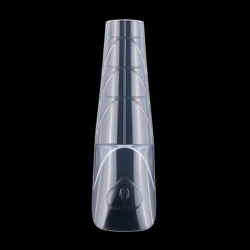 150Pcs French Nail Dual Forms Quick Building Gel Mold Full Cover Tip Salon Quality Extension Nail Art Forms