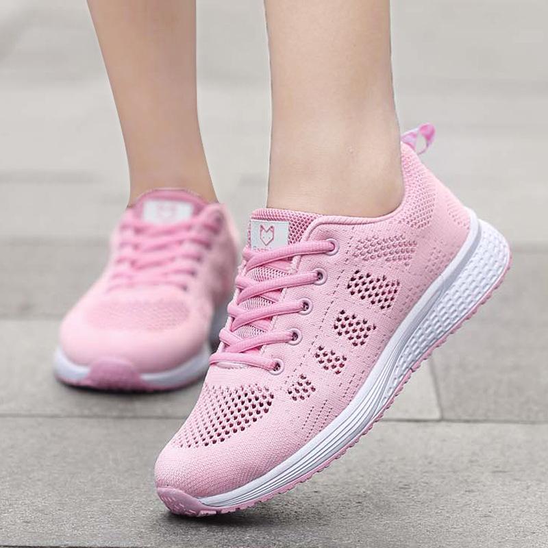 Fujian cold sticky women's shoes spring mesh shoes lightweight soft-soled sports shoes women's flat heel non-slip casual versatile running shoes