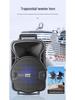 12" Portable Bluetooth Speaker with High-Power Battery for Outdoor Events & Dance Promotions