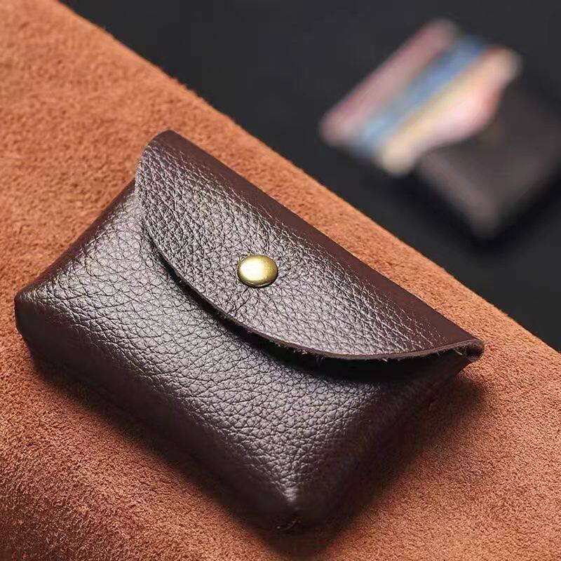 

Высококачественный держатель для кредитных карт, минималистичный мягкий чехол из натуральной коровьей кожи, дорожные сумки для мелочи, карт, ключей, монет, для женщин и мужчин