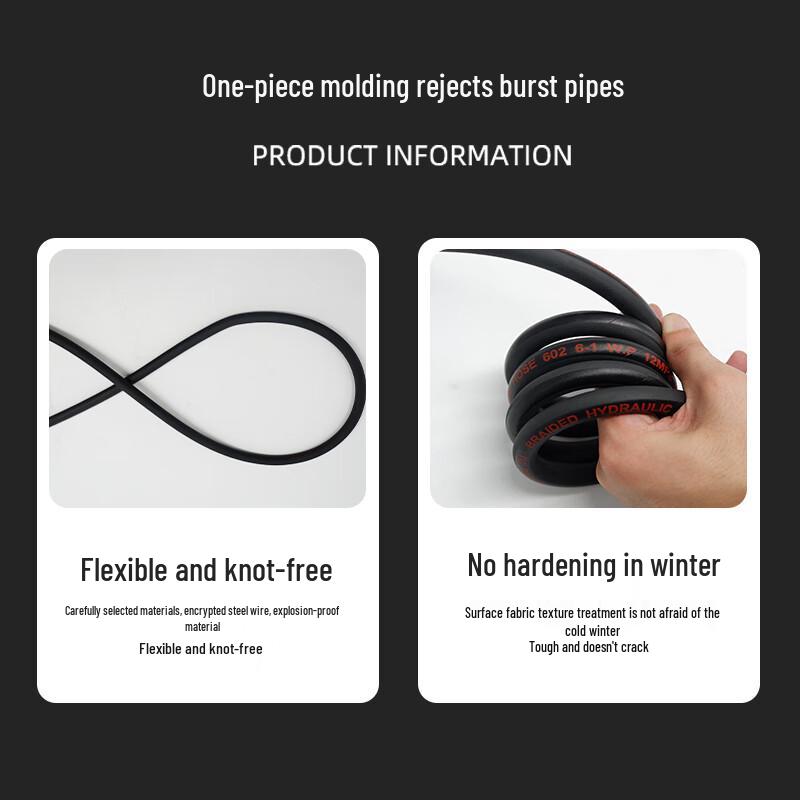 Da Deng 10M High-Pressure Washer Steel Wire Outlet Hose