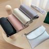 Casual Zipper Short Wallets Solid Color Large Capacity Card Holder Soft Leather Coin Purse Women