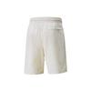 Puma Contrast Button Pocket Drawstring Shorts Men Bottoms White 535407-65
