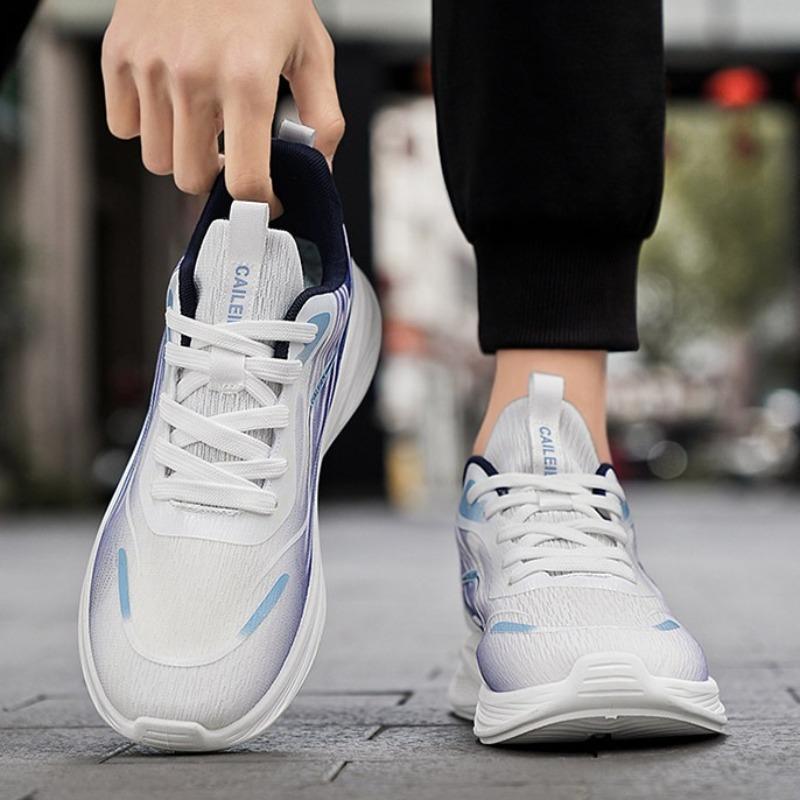 Summer Fashion Mens Luxury Running Shoes Marathon Race Lightweight Air-cushion Sneakers Trendy Versatile Man Training Shoes 2026
