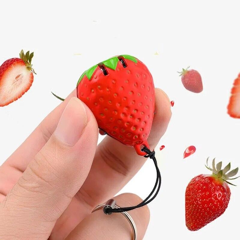 Stainless Steel Nail Clippers Fruits Strawberries Folding Nail Clippers Nail Trimmer Portable Manicure Tools