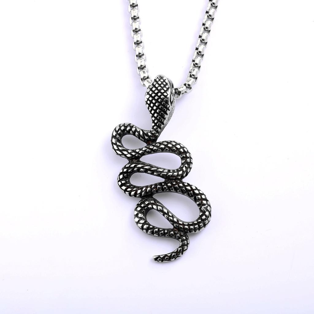 Унисекс Европейский Ретро Нержавеющая Сталь Демонический Глаз Кулон Ожерелье