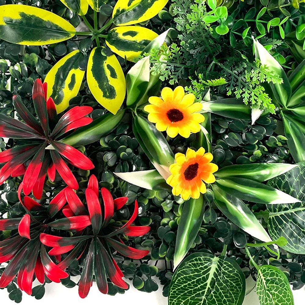 UV Protection Artificial Plant Wall Panel Artificial Fern Grass Background Wall Decoration
