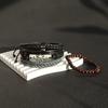 Men's Multi-layer Leather Braided Bracelet - European & American Cowhide, Versatile DIY Design
