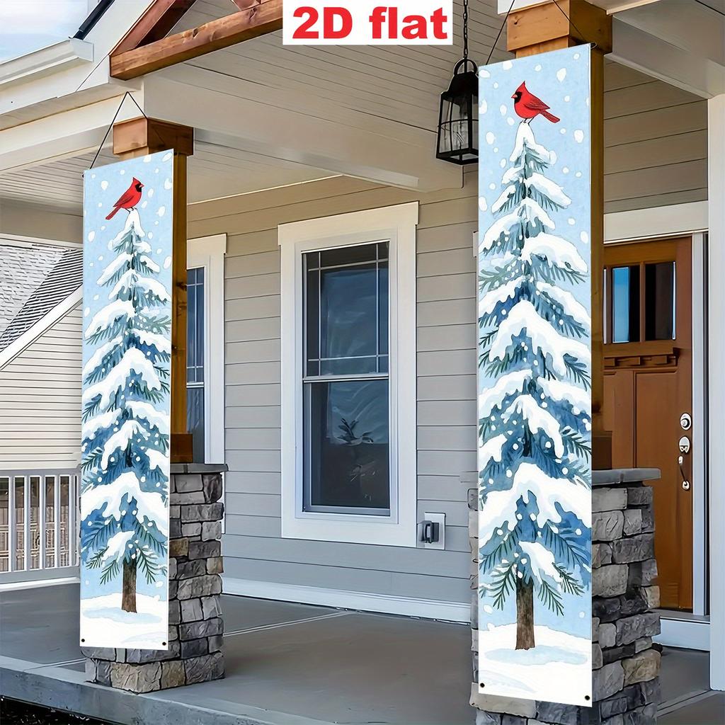 Porch Sign Two Cedar Cardinal Designs Ideal 29.97x179.83cm Indoor Outdoor Decor