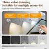 Motion Sensor LED Night Light RGB Rechargeable Wall Lamp Magnetic Spotlight Touch Dimmable Bedroom Bedside Lamps Room Decoration