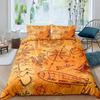 Compass Duvet Cover SetHand Drawn Windrose Floral Arrangement Design Compass Boating Theme PrintBedding Set DecorFull Size