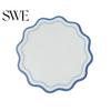 Faux Leather Table Mat Scalloped Placemat Heat-Resistant Non-slip Heat Insulation Quick-drying Place Waterproof Dining Protection Decoration