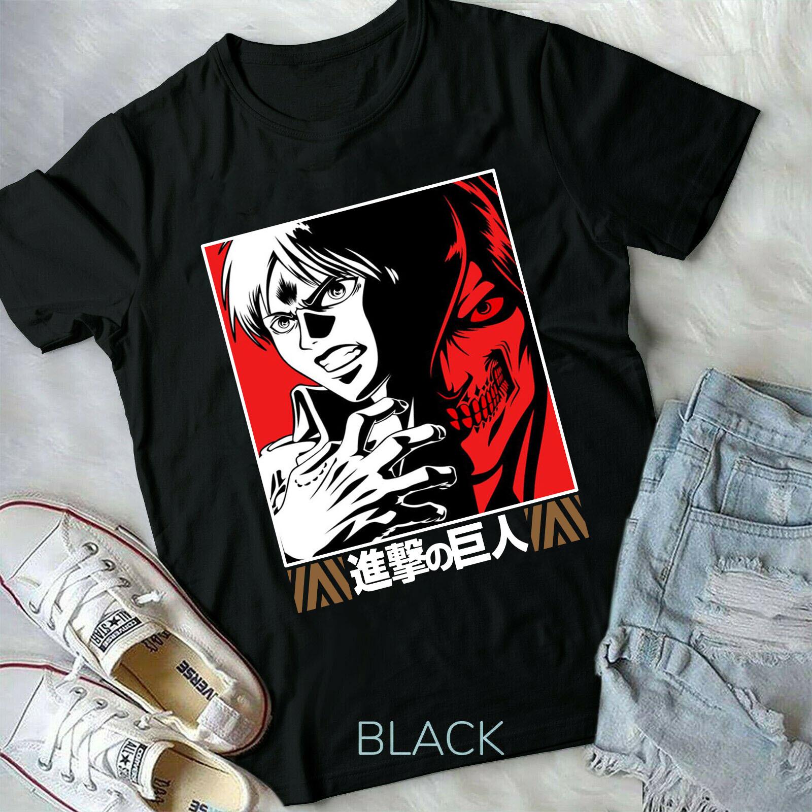 Attack on Titan Mikasa Shingeki No Kyojin Anime AOT t shirt S to 5XL Unisex T-Shirt XXXXL