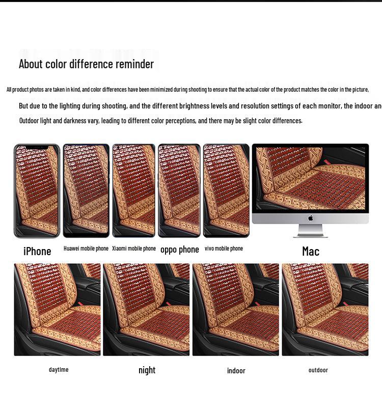Summer Bamboo Car Seat Cushion for Wuling Rongguang Van