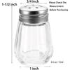 TOPZEA Set of 30 Salt and Pepper Shakers, 0.5 Oz Mini Clear Salt and Pepper Holders Spice Shaker Glass Kitchenware for Home, Wedding, Car Camping,