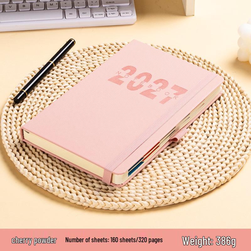 English Diary 2026: A5 Soft Cover Daily Planner & Yearly Calendar Notebook