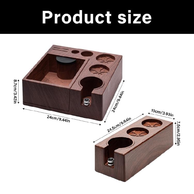 Coffee Tamper Station Coffee Portafilter Holder Tamping Station Coffee Portafilter Organizers Plastic Texture for Coffee
