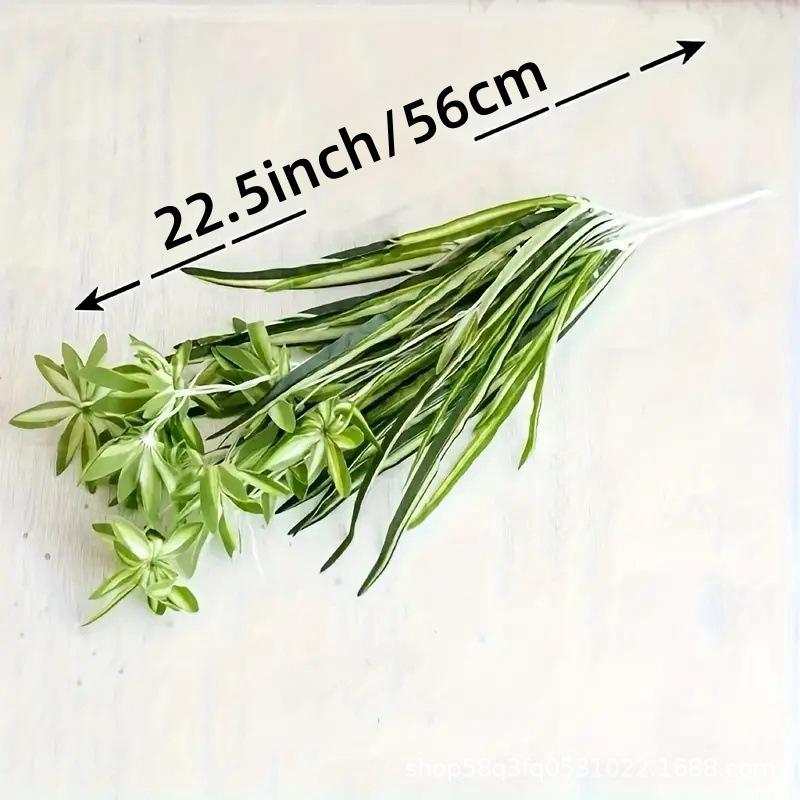 Künstliche Pflanzen Wandbehang Topfpflanzen Grüne Pflanzen PVC Kunstpflanzen Simulationsblume Wohnzimmerdeko 65cm