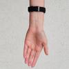 ERBORD Universal Silicone Strap 20mm, Tropic, Black / Black Buckle