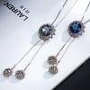 Sweater Chain Autumn And Winter Clothing Accessories Pendant Snowflake Crystal Fringed Pendant Women'S Long Necklace