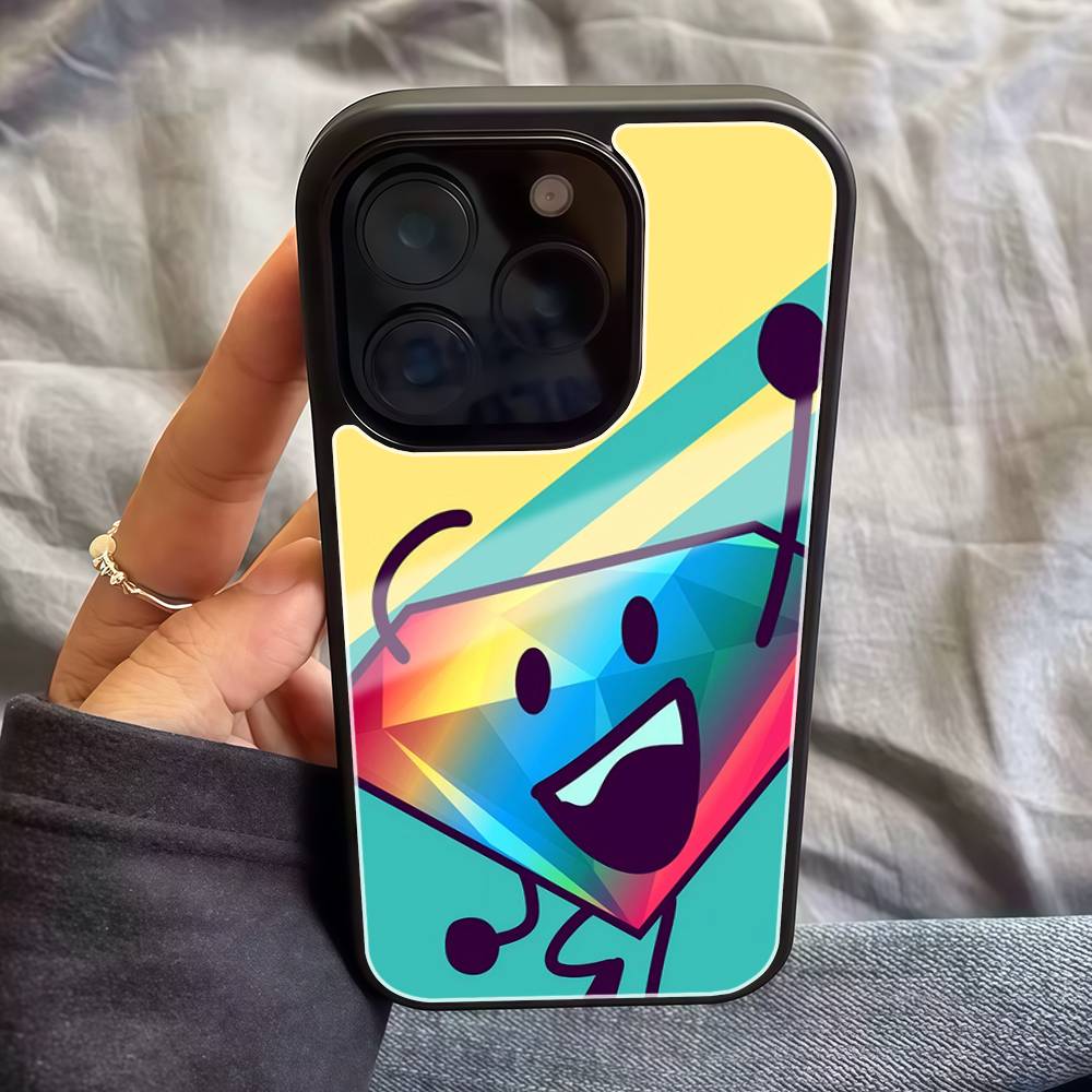 

Bfdi B-Battle For D-Dream Phone Case PC+TPU For Iphone 17 Air 16 15 14 13 12 11 Pro Max Black Silicone Hard iPhone 13 pro