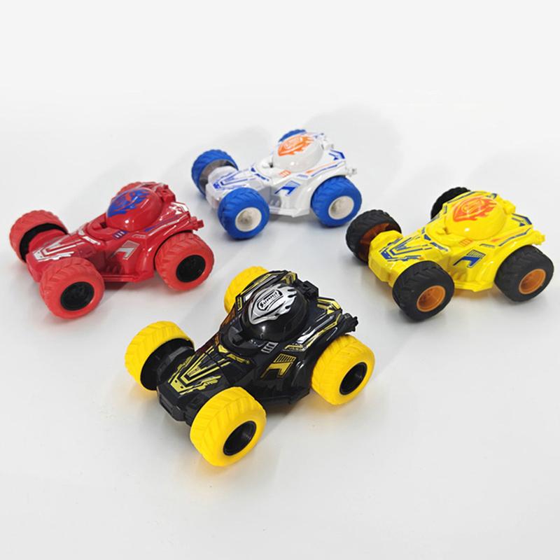 Four-Wheeled Double-Sided Drive Inertia Toy Car 360 Degree Rotating Stunt Collision Spinning Twisting Buggy Boys Car Toys