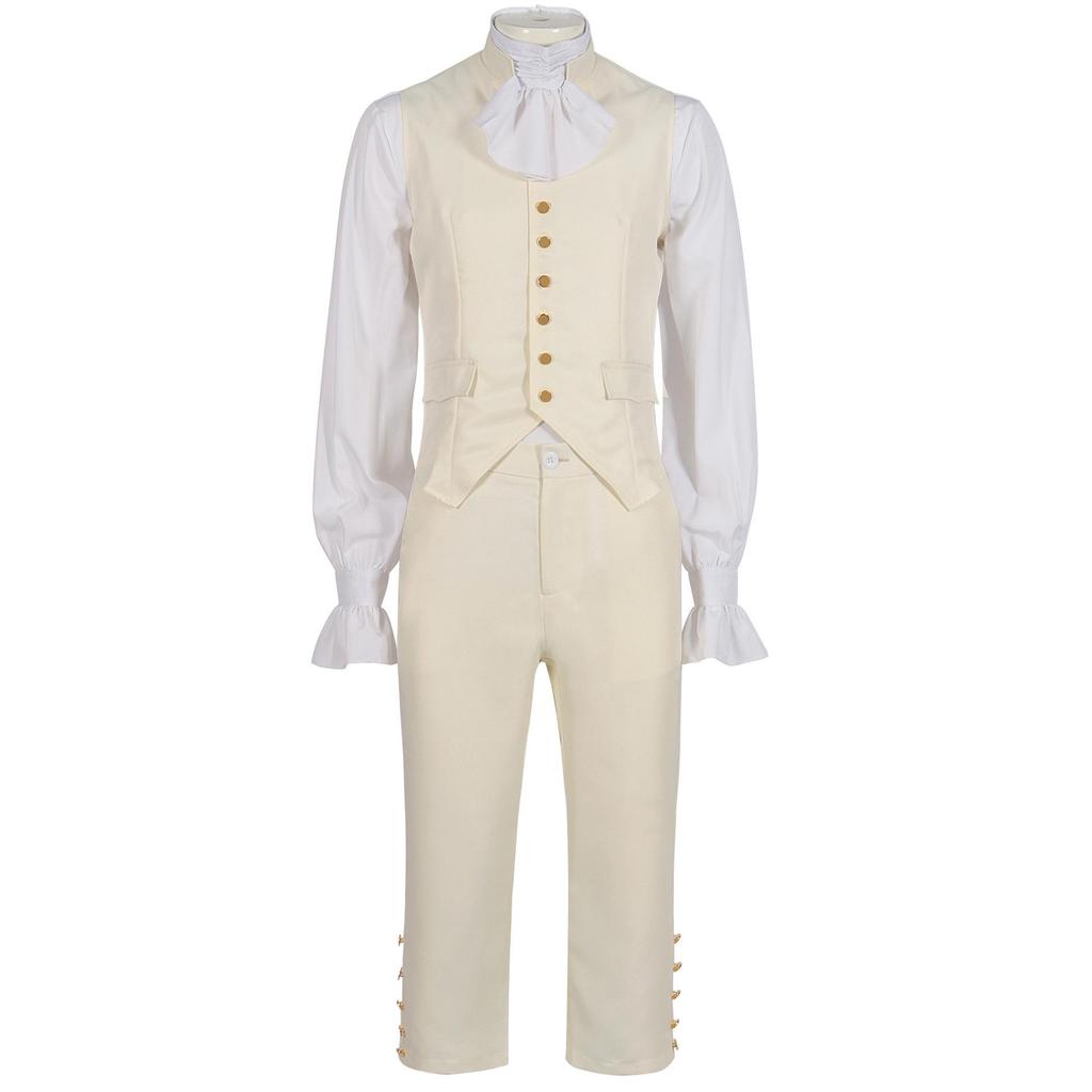 Costume da Cosplay Medievale Principe Reale per Halloween