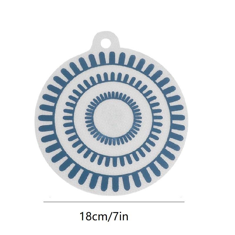 Induction Cooktop Mat Non-Slip Silicone Scratch Protector Silicone Thermochromic Induction Cooktop Protective Cover Pot Mat