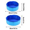 Foldable Pet Bathing Pool Foldable Design With 6 Floating Toy Skid Proof Base Rubber For Dog And Cats