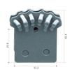 1set Metal Four Piston Black Disc Brake Pad  for Scooter Electric Vehicle