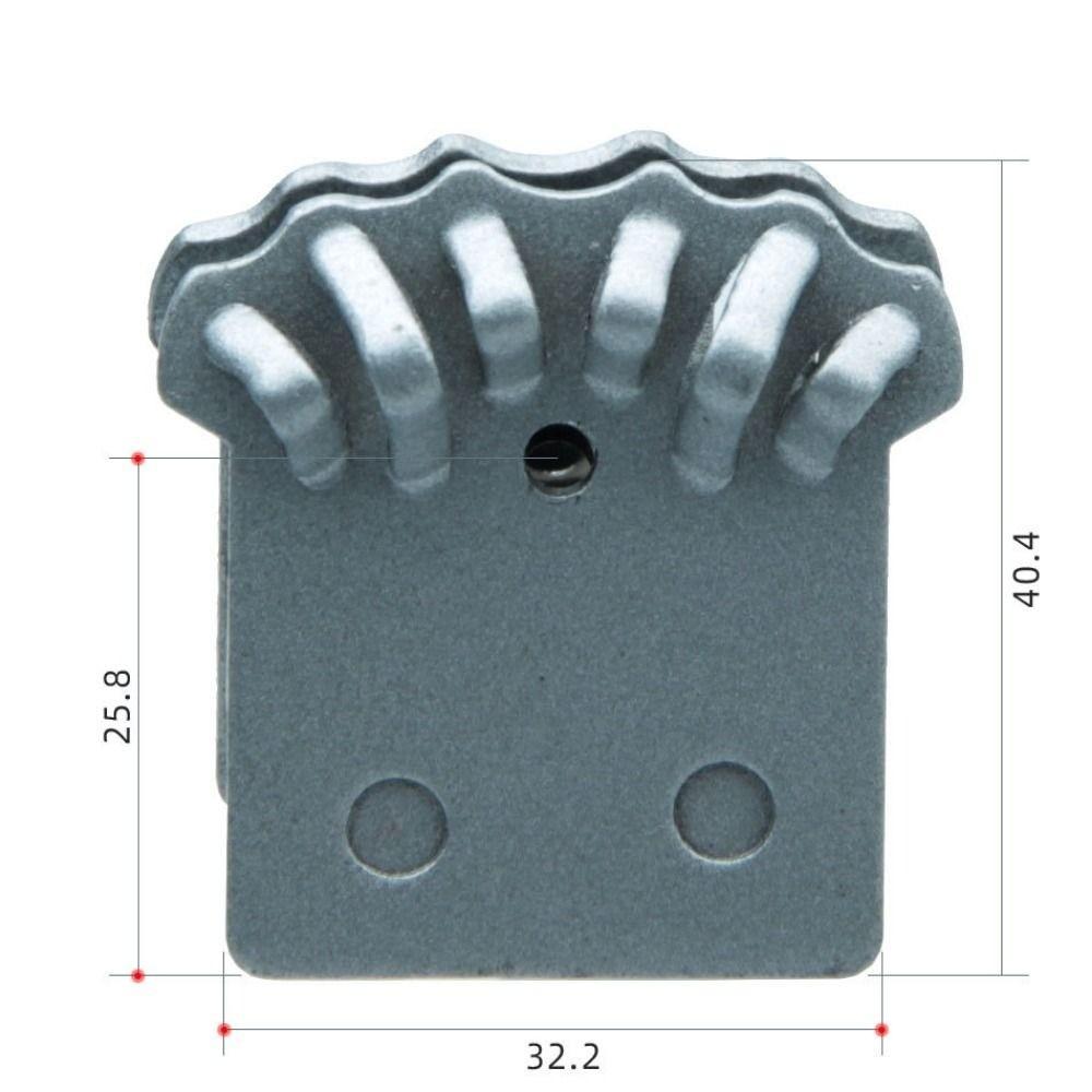 1set Metal Four Piston Black Disc Brake Pad  for Scooter Electric Vehicle