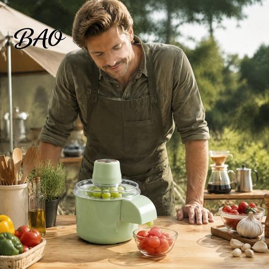 Electric Garlic Skin Remover Automatic Grape Peeler Machine, Rechargeable Fruit And Vegetable Remover, Sharp Kitchen Helper for Fresh Snacks Stainless