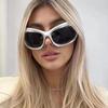 Women Sport Punk Sunglasses Men Luxury Brand Eyewear One Piece Sun Glasses for Male Silver Hip Hop Rimless Shades Lentes