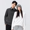 MINISO Men's Thermal Half-Zip Long Sleeve T-Shirt