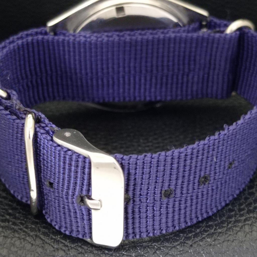 Seiko 5 AUTOMATIC 7019A VINTAGE JAPAN MENS ARABIC BLUE DIAL WATCH A701457-5 R206b-a701457