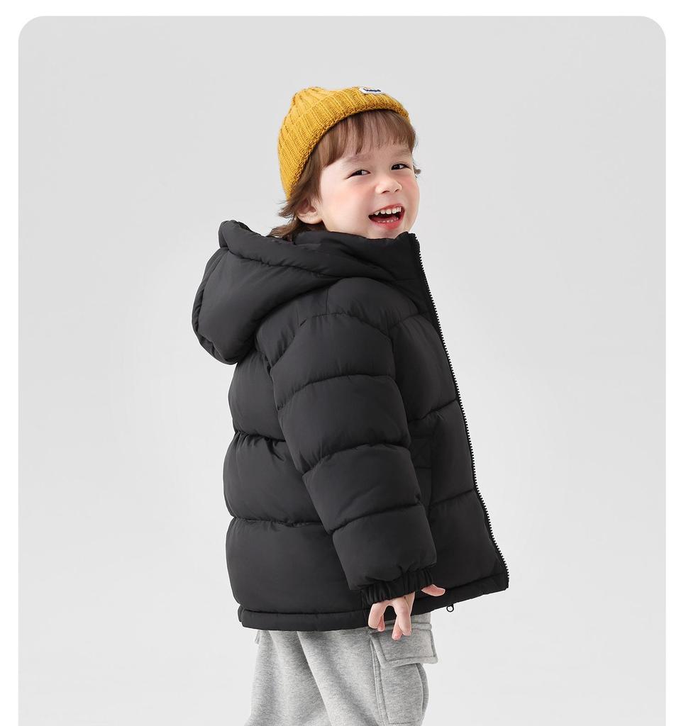 2025 Herbst/Winter Europäische Jungen Baumwoll-Steppjacke - Neuer Stil für Kleinkinder und Kinder