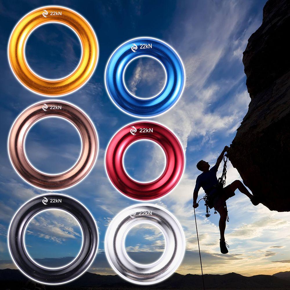 Купить 22KN Кольцо для спуска на веревке Алюминиевое соединительное ...