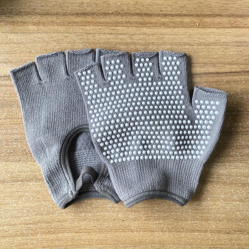 Professionelle Damen Yoga Pilates Fitness Handschuhe Handgriffe Rutschfest Baumwolle Warm Schweißfest für Fitnessstudio Übung Training