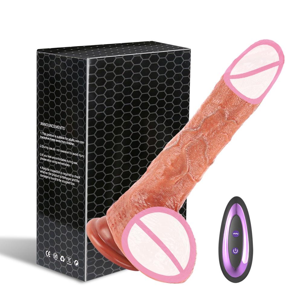 Powerful Thrusting Dildos for Women Realistic Penis Telescopic Rotation Rubber Dick Silicone Artificial Sex Toy Adult Supplies