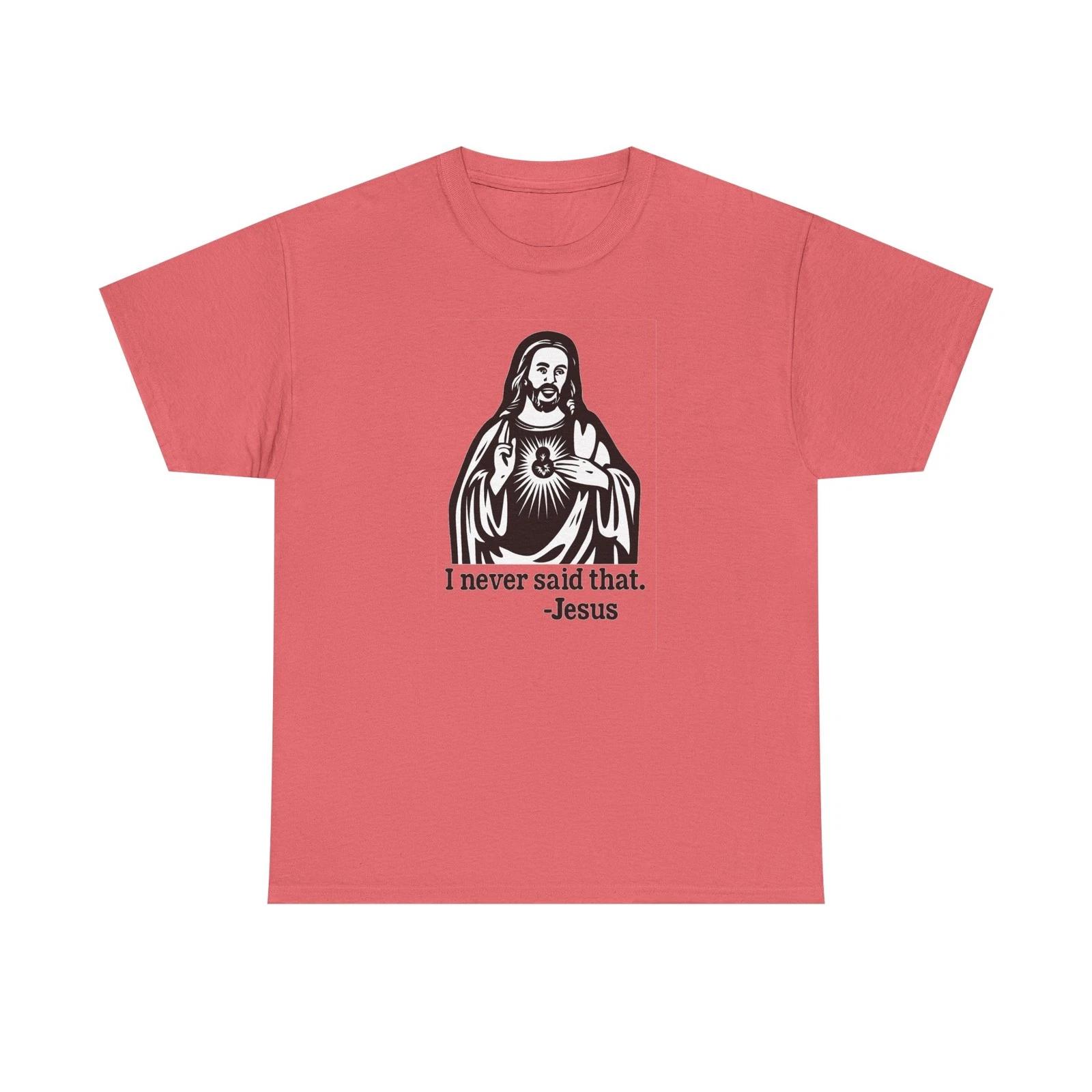 Jesus Quote Unisex Heavy Cotton Tee, Funny Christian T-Shirt, Casual Wear, [...] S