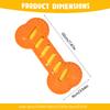 3Pcs Teeth Cleaning Molar Stick Squeaky Bones Interactive Massage Toothbrush Dog Toy Textured Teething Bone Puppy Chew Toy