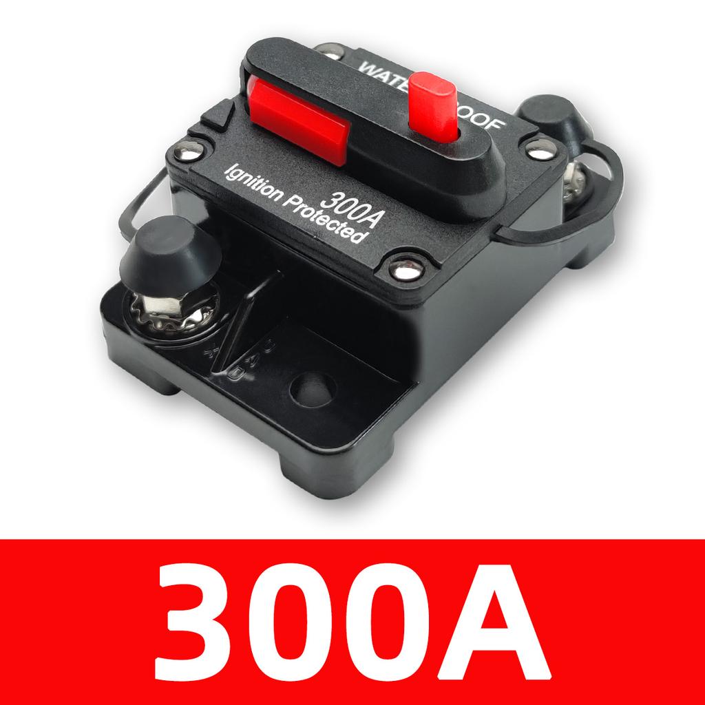 PINMOAP Car Audio Power Fuse Holder Circuit Breaker Car RV Yacht Circuit Breaker Recoverable Breaker Switch 30A-300A 12V-48V DC Fuses4