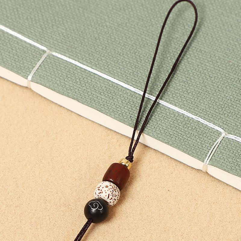Handcrafted Jade Car Keychain & Phone Lanyard DIY Accessory
