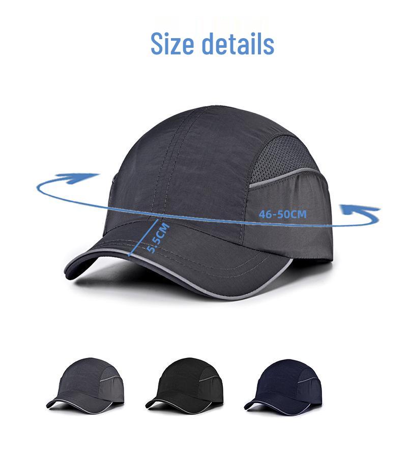 Lightweight EN812 Anti-Collision Cap for Industrial and Auto Repair Safety.