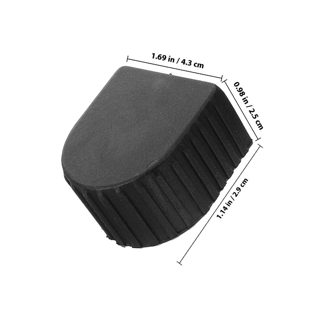 2Pcs Ladder Protective Covers Heavy Duty Plastic End Caps for Extension Ladders Aluminum Alloy Ladder Accessories