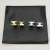 3D Stud Earrings Fashion Commute Small Luxury Ear Jewelry Women