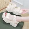 2025 summer new dad sandals women wear versatile soft sole non-slip thick sole muffin sports beach shoes