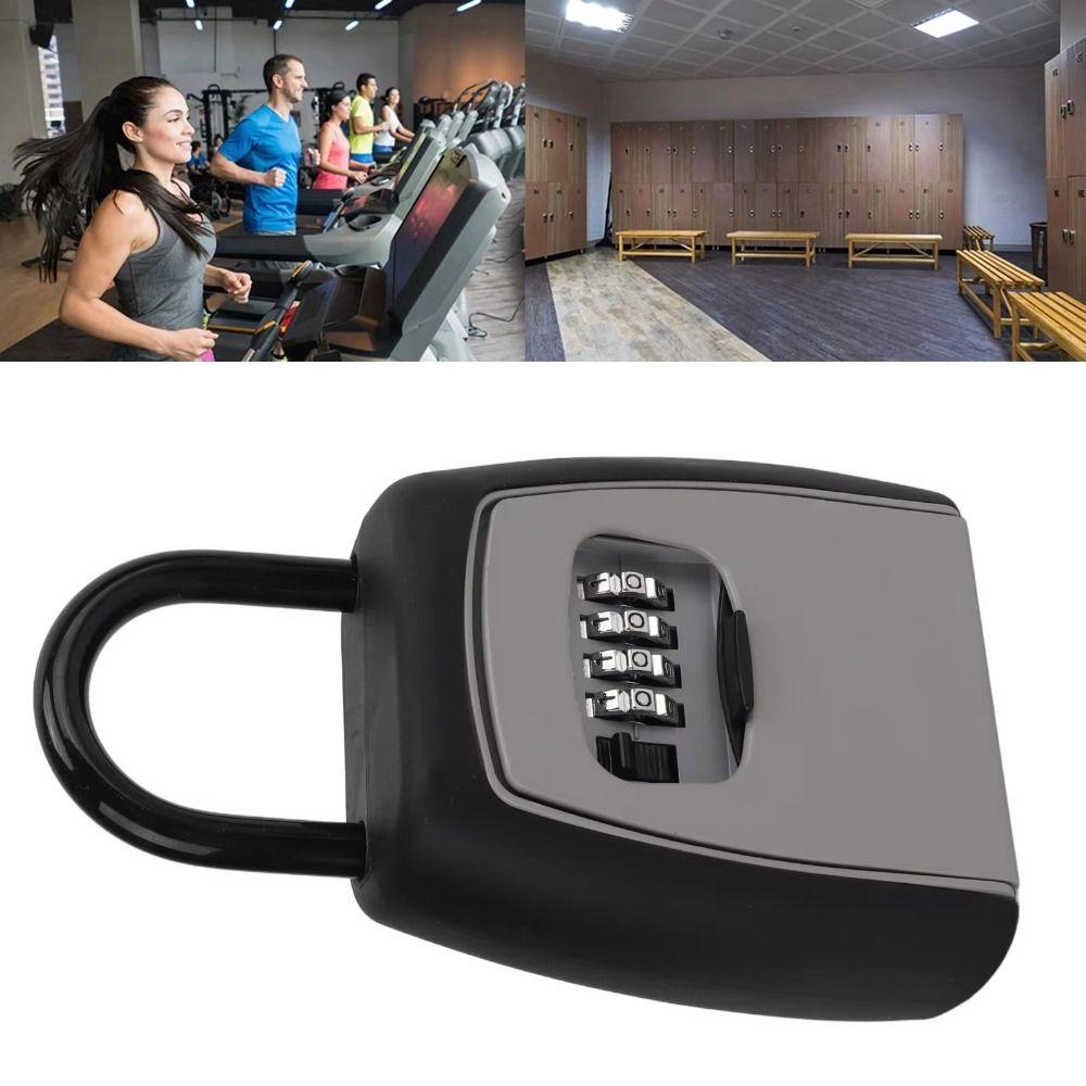 Mechanical Coded Lock Wall Mount Key Storage Box Combination Key Storage Box  Construction Sites