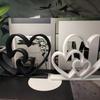 Aesthetic Love Statues Three Heart Sculpture Heart Sculptures Figurines Table Ornament Romantics Gift for Valentines