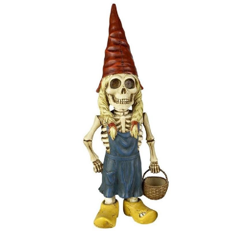 Exquisite European Style Resin Skeleton Figurines For Garden Halloween Decoration